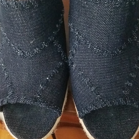 Crown Vintage Denim Wedges - Picture 7 of 7